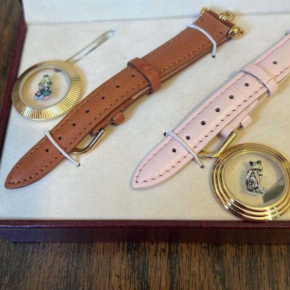 NIB & $75 tag for 1996 Ladies Interchangeable Precious Moments Watch Set Valdawn - Picture 3 of 8